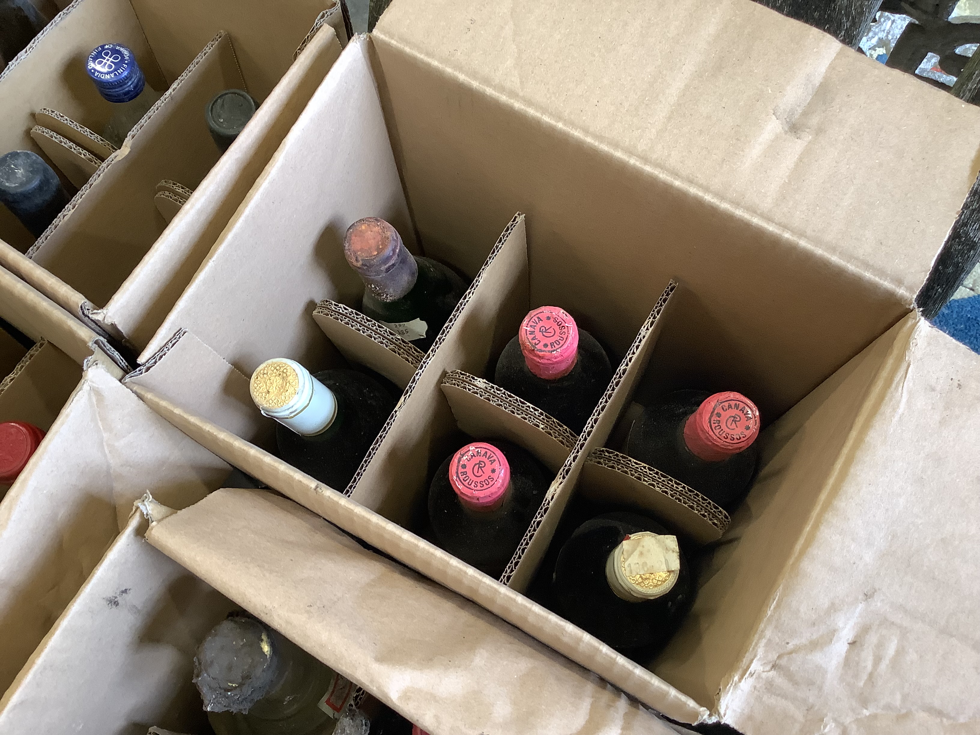 Eleven boxes of assorted wines, spirits and liqueurs